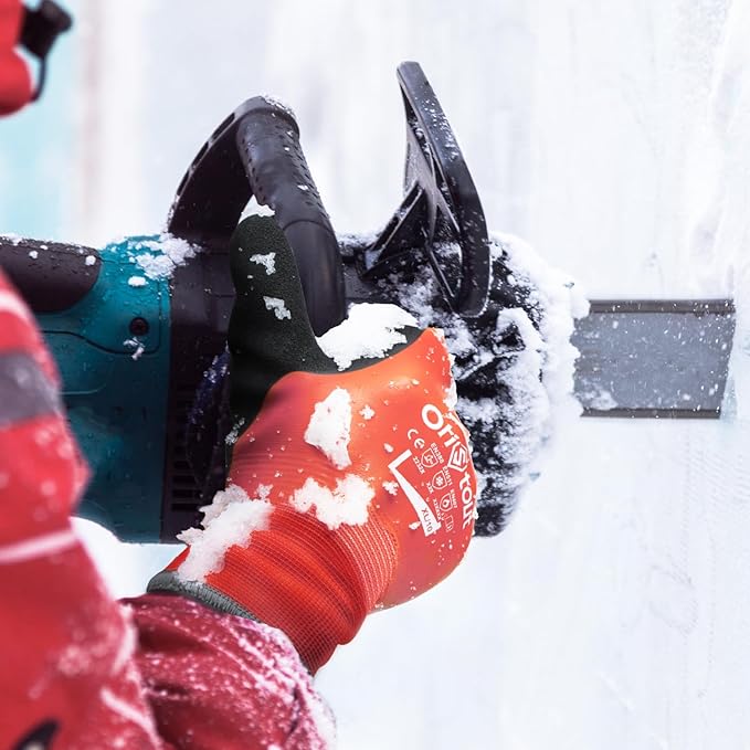 Waterproof Winter Work Gloves for Men and Women, Touchscreen, Freezer Gloves, Thermal Insulated, for Cold Weather