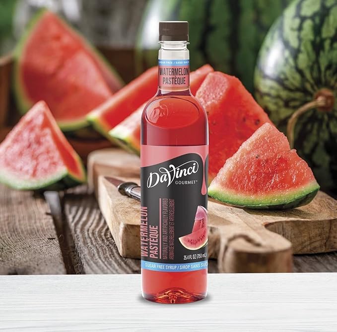 DaVinci Gourmet Sugar-Free Watermelon Syrup, 25.4 Fluid Ounces (Pack of 4)