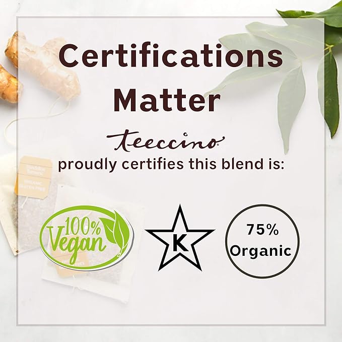 Teeccino Java Chicory Coffee Alternative - 11 Ounce - Ground Herbal Coffee That’s Prebiotic, Caffeine Free & Acid Free, Medium Roast