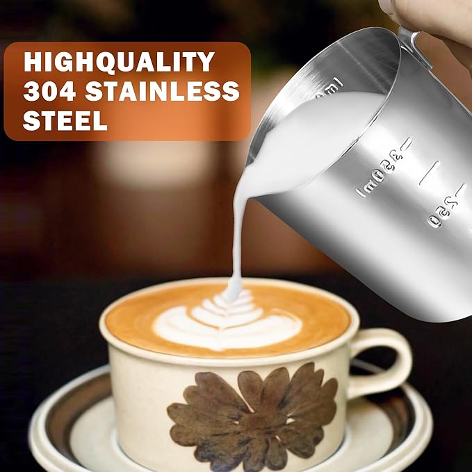 22 PCS 58mm Espresso Accessories Kit, 58mm Spring Loaded Calibrated Espresso Coffee Tamper Set with Tamper Mat, WDT Tool, Latte Art Kit, Frothing Pitcher and Towel for Coffee Making (58mm)