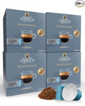 Gran Caffè Garibaldi Decaffeinated Espresso Pods, Italian Roasted Coffee, Decaf Capsules Compatible with Nespresso Original Line Machines, Nitrogen Flushed Intense & Rich Aroma - Decaffeinato (Aluminum) 200 Cups