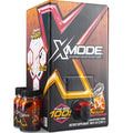 XMODE Energy Shots on Tap (Peach Lightning Flavor) – 100 Serving Dispenser with Refillable Bottles for On-Demand Energy at 150mg Caffeine Per Oz