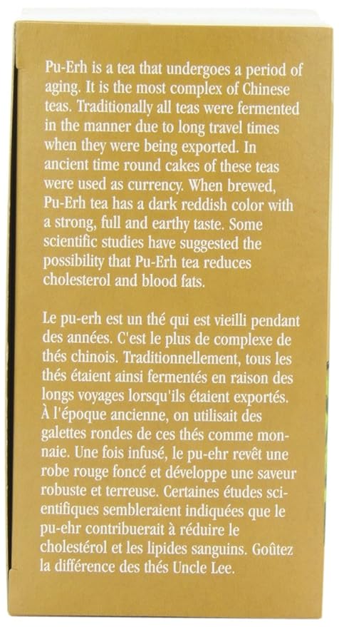 Imperial Organic Tea, Pu-Erh, 18 Tea Bags (Pack of 4)