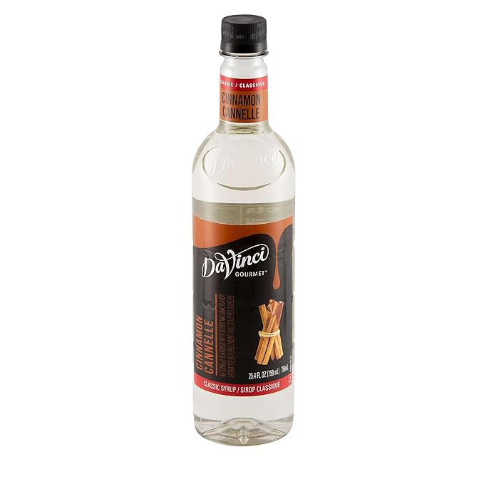 DaVinci Gourmet Classic Cinnamon Syrup, 25.4 Fluid Ounces (Pack of 4)