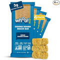 Whoa Dough Edible Cookie Dough Bars- Certified Non-GMO, Kosher and Gluten Free Bars - Healthy Snack Foods - Plant Based Snacks Made With Real Ingredients - Sugar Cookie Dough - 4 Pack