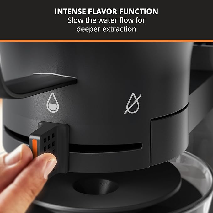 KRUPS Essential Brewer 8 Cup Drip Coffee Maker Machine SCA-Certified Blooming Technology, Barista-Quality, Pour-Over Coffee Machine, Easy to Clean Dishwasher Safe, Stainless Steel Design, Silver