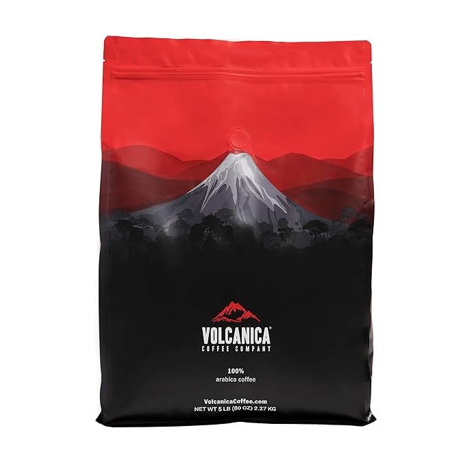 Colombian Supremo Coffee, Ground, Fair Trade, Fresh Roasted, 5 lbs