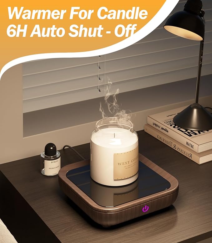 Coffee Mug Warmer & Kepwam Mug Set, Excellent Heating & Highest Temp Setting & Light Indicator, Coffee Warmer for Desk 6H Auto Shut Off, Cup Warmer Plate for Beverage, Gifts for Dads, Fathers