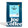 Joe Coffee Company (NYC Roaster), Nightcap Decaffeinated Ground Specialty Coffee, 12 oz Bag, RFA Certified, Kosher, Climate Friendly