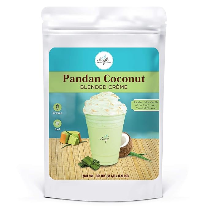 Pandan Coconut Blended Crème Mix by Angel Specialty Products [2LB]
