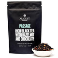 August Uncommon Passage Black Tea – Rich and Indulgent Blend with Notes of Roasted Nuts and Dark Cocoa – Loose Leaf Tea Caffeinated for Daily Enjoyment in a Resealable Pouch (1.75oz)