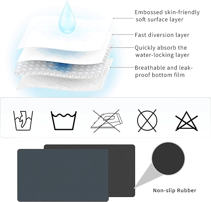 Coffee Maker Mat for Countertops, Coffee Bar Accessories Fit Under Coffee Machine Mat, 19"x12" Rubber Backed Coffee Pots, Table Mat under Appliance, Dish Drying Mat, Marble Navy for Kitchen Counter