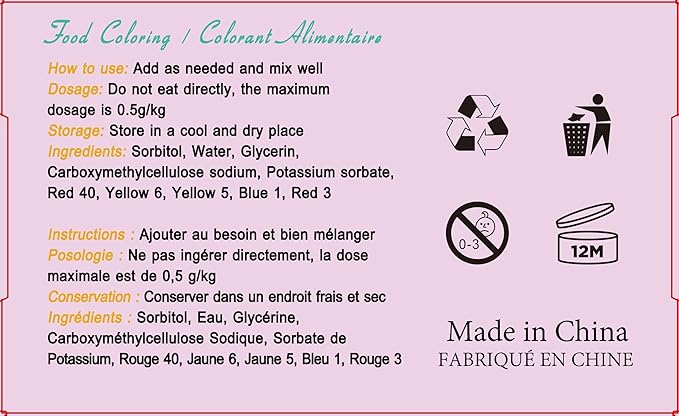 Food Coloring Gel - Vibrant Color Gel Food Coloring for Cake Decorating, Baking, Easter Egg, Icing - Tasteless Food Color Dye for Fondant, Cooking, Slime, Airbrush (Red, 5.3oz)
