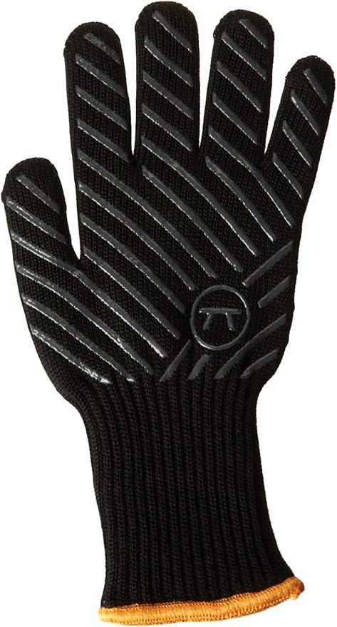 Outset 76254 Professional High Temperature Grill Glove, X-Large, Large/Extra-Large, Black