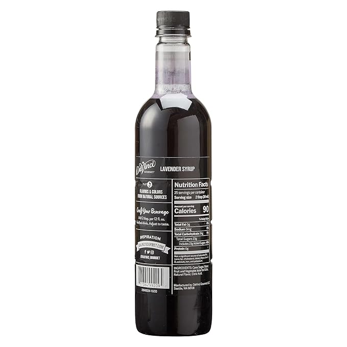 DaVinci Gourmet Lavender Syrup, 25.4 Fluid Ounces (Pack of 1)