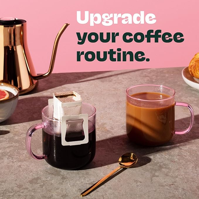 Copper Cow Premium Pour Over Single-Serve Vietnamese Coffee | Classic Black | Dark Roast | Includes 24 Coffees