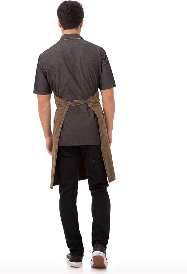 Chef Works Unisex Dorset Bib Apron