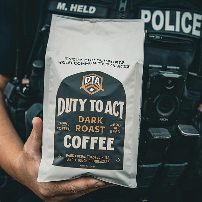 Duty to Act Medium Roast Whole Bean Coffee, 2 lbs (Pack of 1)