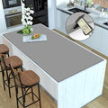 Silicone Mats for Kitchen Counter, 47.3"x23.6"x0.08" Largest Heat Resistant Mat Kitchen Island 2MM Thick Waterproof Countertop Protector Mat Nons-slip Extra Large Counter Mat (Light Gray)