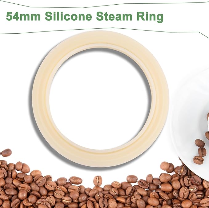 Silicone Steam Ring for Breville Espresso Machine 54mm Gasket Replacement for Breville810 /840/860 /870/878 /450/500/Sage 500/810/870/875/880/878.2 Pack.
