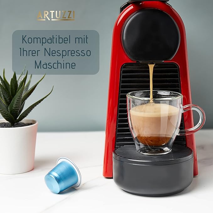 Artuzzi 240ct Compatible with Nespresso I Coffee Pods compatible with Nespresso Original Machines | Espresso Ristretto Lungo Coffee Capsules | Espresso Variety Pack I Aluminum & Recyclable