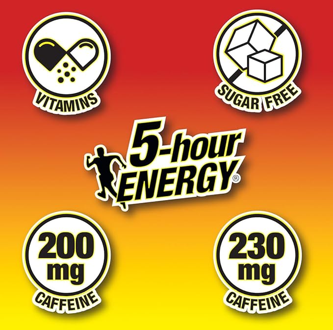 5-hour ENERGY Extra Strength Gamer Shots, Apple Bash Flavor, 1.93 Fl oz (Pack of 24)