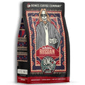 Bones Coffee Company White Russian, Cream and Cocktail Flavored Coffee, Medium Roast Low Acid Arabica Beans Compatible with Auto drip and French Press Coffee Maker, 12 Oz Whole Bean