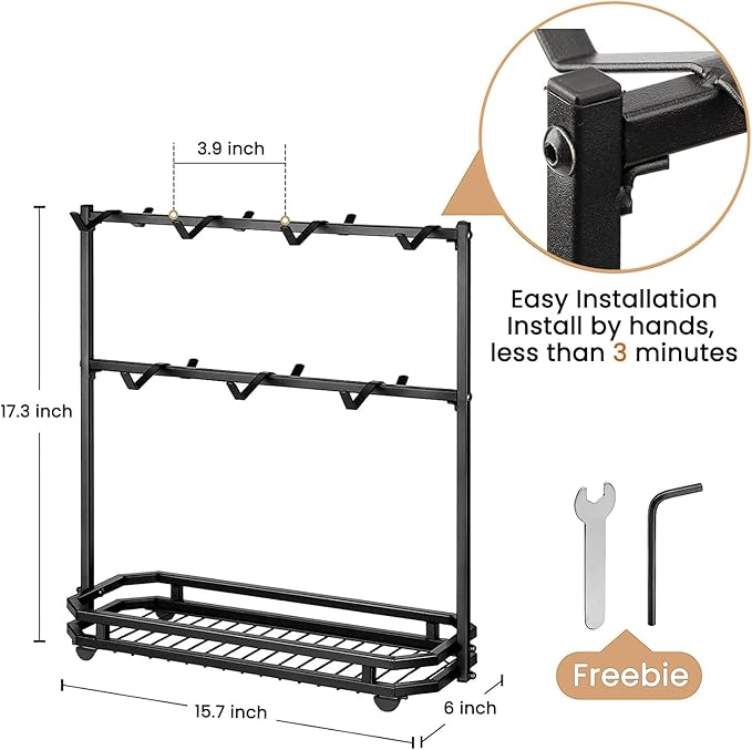 FANGSUN Large Coffee Mug Holder Stand Countertop, Tree Rack for 14 Mugs, 2 Tier Counter Display Storage, Metal Wire Tea Cup Holder for Coffee Station Kitchen Organizer, Not Included Mugs