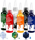 Teexpert Pigment Paste for Epoxy Resin: 10.15oz/300ml Highly Concentrated & Easy to Mix 6 Colors Opaque Liquid Epoxica Dye Set for Resin Coloring, Resina Art Painting and DIY Projects