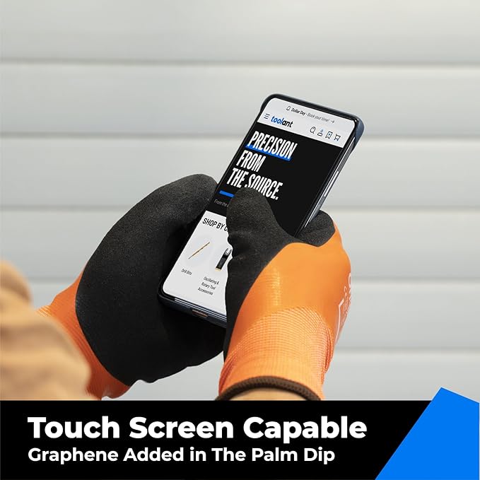Waterproof Winter Work Gloves for Men and Women, Touchscreen, Freezer Gloves, Thermal Insulated, for Cold Weather