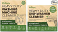 Dishwasher Cleaner + Washing Machine Cleaner Bundle - Heavy Duty Appliance Deep Cleaning, Descaling and Deodorizing.