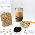 US Boba Co Unsweetened Tapioca Pearl, Easy to Cook, Tapioca Boba Balls for Tea Milk, Coffee & Dessert Topping, Fresh Made in USA, Brown Sugar Flavor, 1 Pound (Pack of 1)