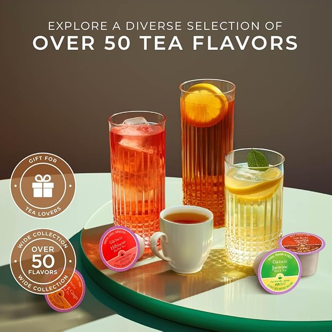 Gya Tea Co Berry Paradise Black Tea Pod (16 ct) - High Caffeinated Smooth Tea with Fruity & Sweet for Refreshed & Energy