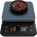 Greater Goods 0.1g Precision Coffee Scale with Timer – 3kg Digital Scale for Pour-Over, Espresso, French Press, Kitchen Use (Stone Blue)