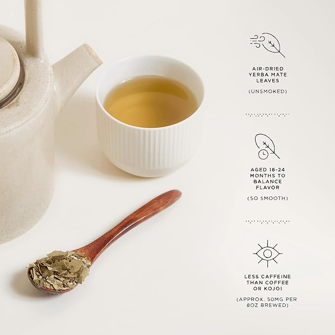 Katú Ka’a Yerba Mate Tea – 2-Pack (2 x 500g) – Organic Loose-Leaf, Air-Dried & Unroasted for Smooth Traditional Taste & Natural Energy – 1kg Total