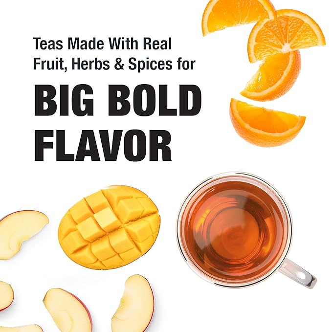 Tiesta Tea - Black Thai Tropical, Loose Leaf, Mango Citrus Black Tea, Premium Blend, Caffeinated, Make Hot or Iced Brews Up to 200 Cups, 16 Ounce Resealable Bulk Pouch