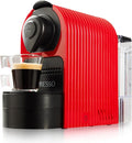 Mixpresso Red Espresso Coffee Machine – Compact 1400W Single Serve Coffee Maker Compatible with Nespresso OriginalLine Capsules, One-Touch Operation, 19-Bar Italian Pump, 27oz Water Tank