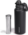 Vessence Tea Infuser Bottle - 32 Oz Insulated Loose Leaf & Fruit Infuser Bottle | Leak Proof with FlowSip Lid