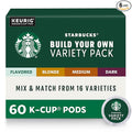 Starbucks Coffee, Keurig K-Cup Pods, Custom Build Your Own Variety Pack, 60 Pods