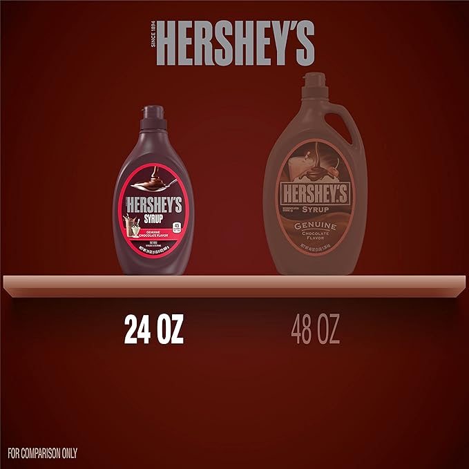 HERSHEY'S Chocolate Syrup Bottle, 24 oz