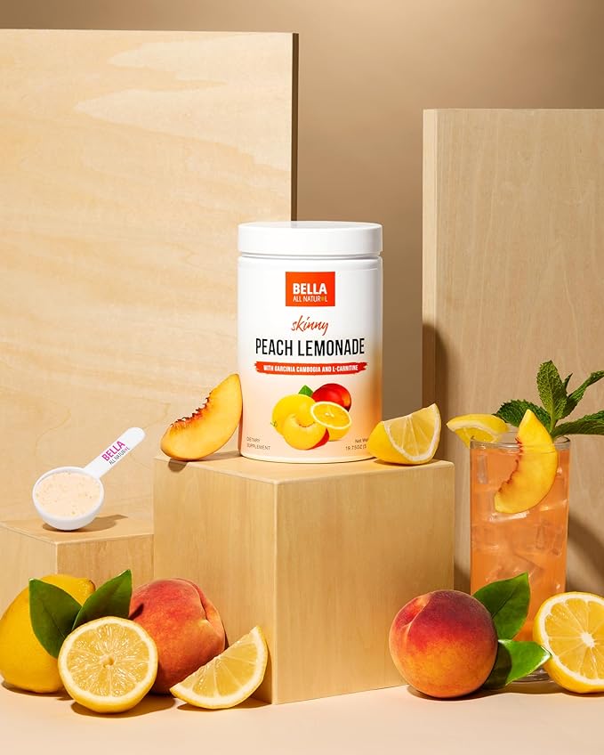 Bella All Natural Skinny Lemonade - Peach Flavor, 560g
