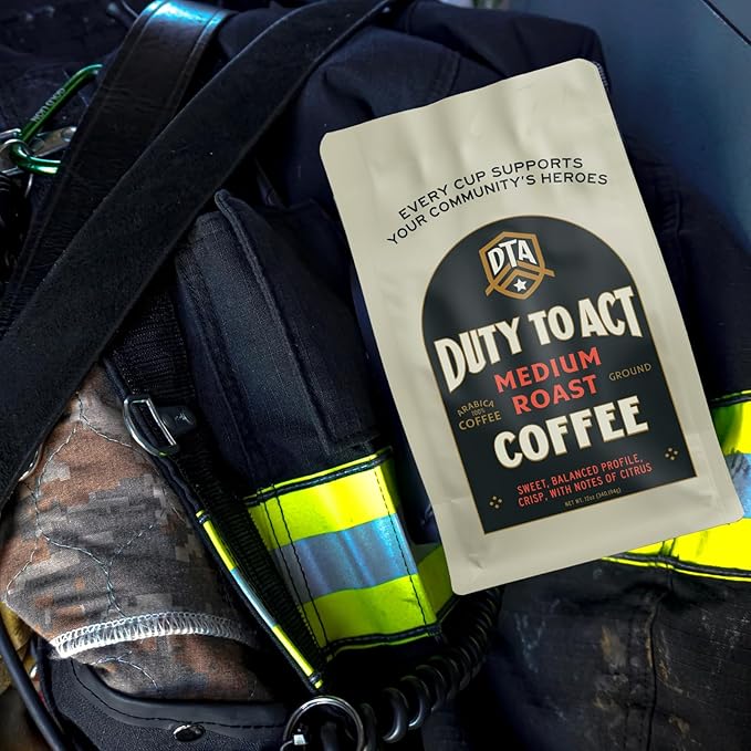 Duty to Act Medium Roast Ground Coffee, 2 lbs (Pack of 6)