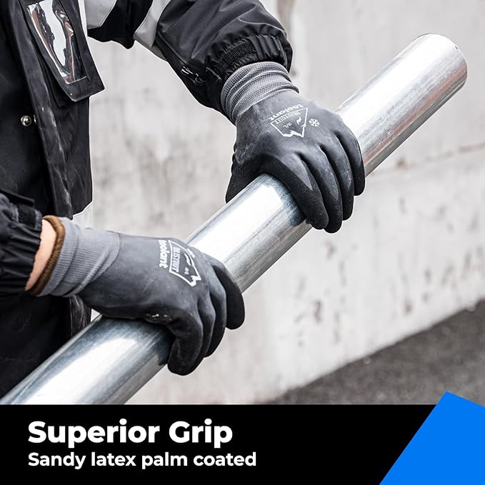 Waterproof Winter Work Gloves for Men and Women, Touchscreen, Freezer Gloves, Thermal Insulated, for Cold Weather