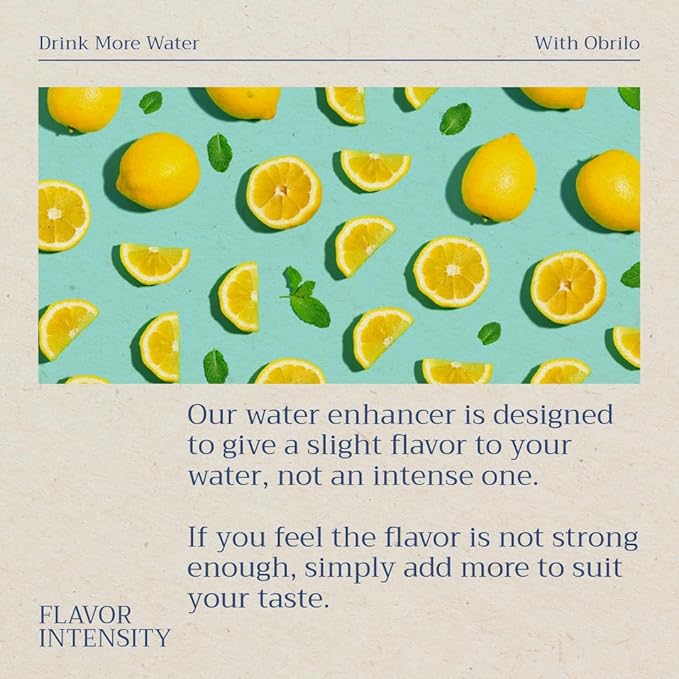 Obrilo Water Enhancer Liquid Flavoring Drops - ZERO Sugar/Calorie, Dye Free, Naturally Flavored Drink Syrup, 2.0 fl oz x 5 Bottles for Kids & Adults (Sour Apple)