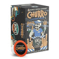Bones Coffee Company Churro Flavored Coffee Pods, Low Acid Medium Roast Single-Serve Bones Cups, Compatible with 1.0 & 2.0 K-Cups Brewers Coffee Maker, 12 Count
