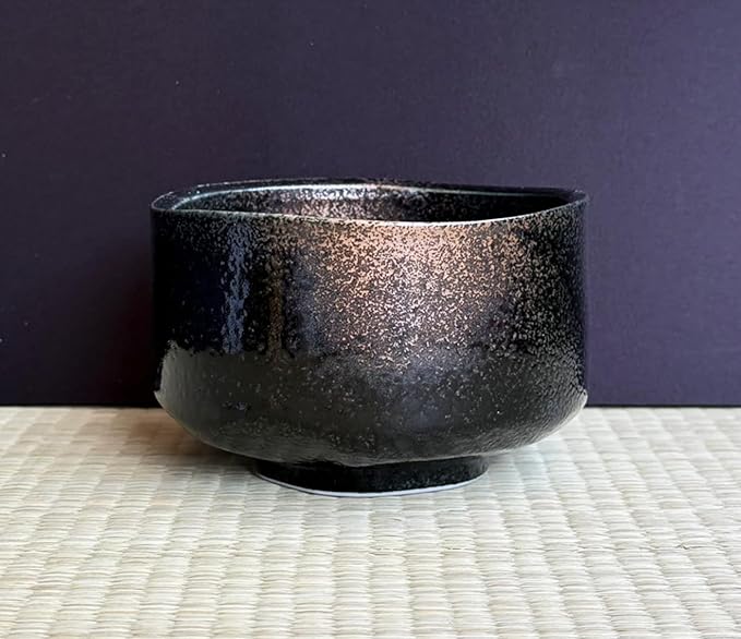 Japanese Traditional Handcrafted Mino Matcha Chawan Tea Bowl Cup Ceremony Tableware Pottery (Kurosakin Kesho)