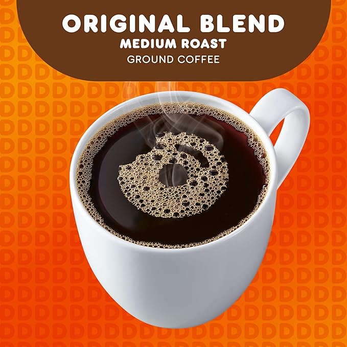 Dunkin' Original Blend Coffee, Medium Roast, K-Cup Pods, 22 Count Boxes (Pack of 4)