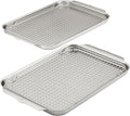 Hestan Provisions OvenBond – 4-Piece Tri-ply Sheet Pan & Stainless Steel Cooling Rack Set