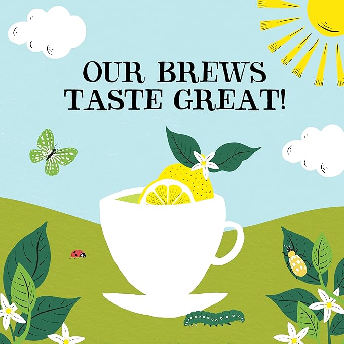 Clipper Tea Green Tea & Lemon Teabags – USDA Organic, Great Hot or Iced – Bright, Zippy, Natural, Fair & Delicious – 200 Tea Bags