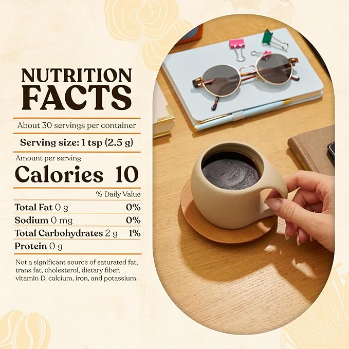 Four Sigmatic Organic Mushroom Coffee | Instant Mushroom Coffee Mix with Lion's Mane, Chaga and Rhodiola for Better Focus and Immune Support | 30 Serving Bag